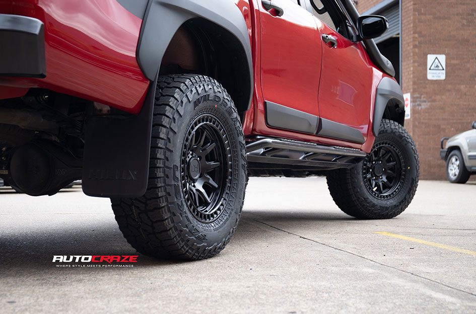 TOYOTA HILUX RUGGED X BLACK RHINO CALICO MATTE BLACK 