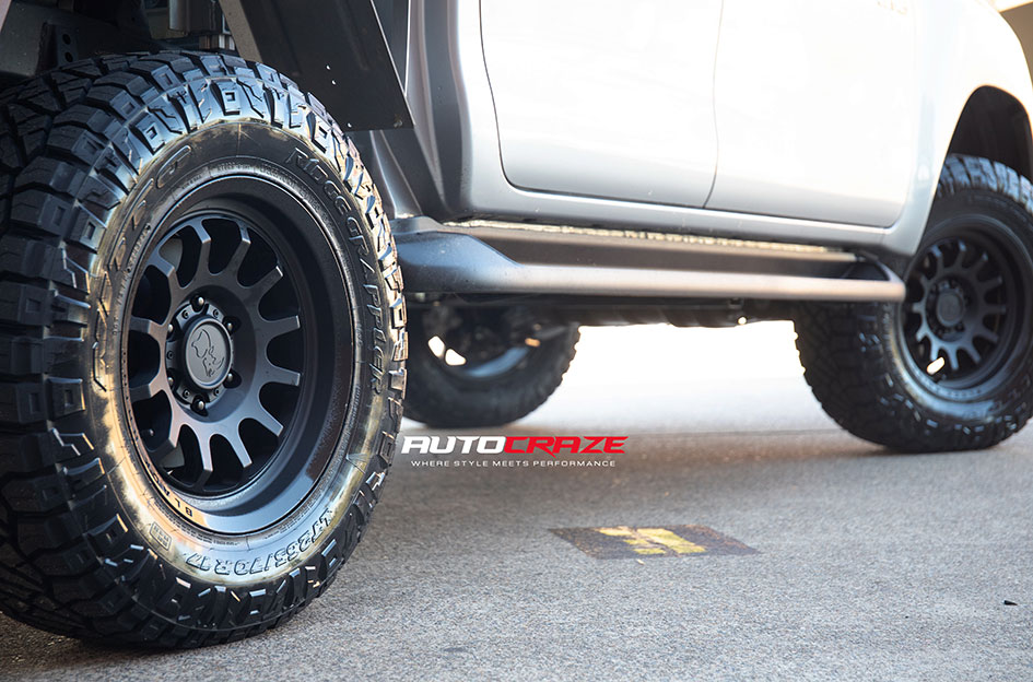 TOYOTA HILUX BLACK RHINO RAPID MATTE BLACK