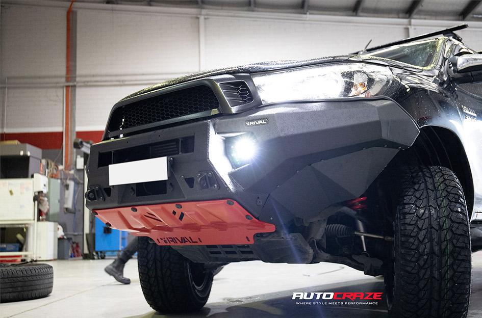 TOYOTA HILUX BLACK RHINO RAID MATTE BLACK 