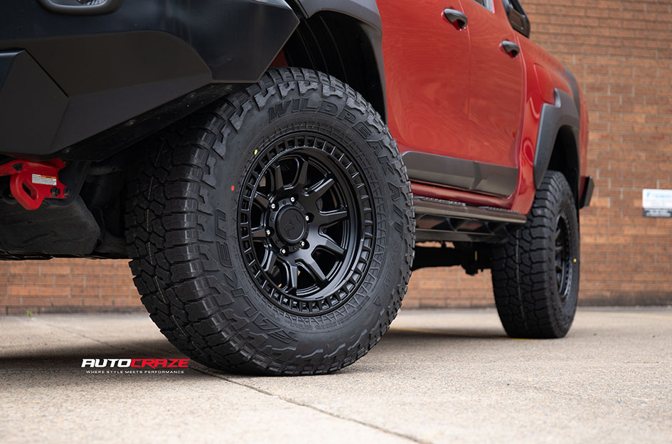 TOYOTA HILUX RUGGED X BLACK RHINO CALICO MATTE BLACK 