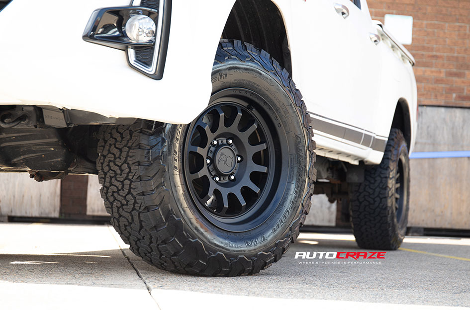 TOYOTA HILUX BLACK RHINO RAPID MATTE BLACK
