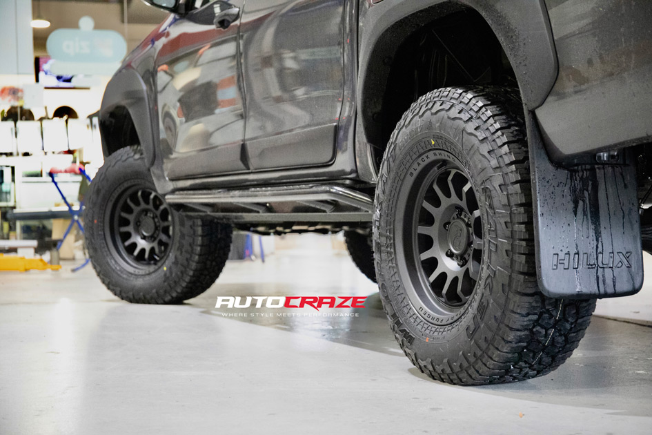 Toyota Hilux Black Rhino Rapid Matte Black