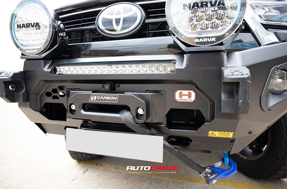 TOYOTA HILUX CSA MILITANT SATIN GREY BLACK LIP