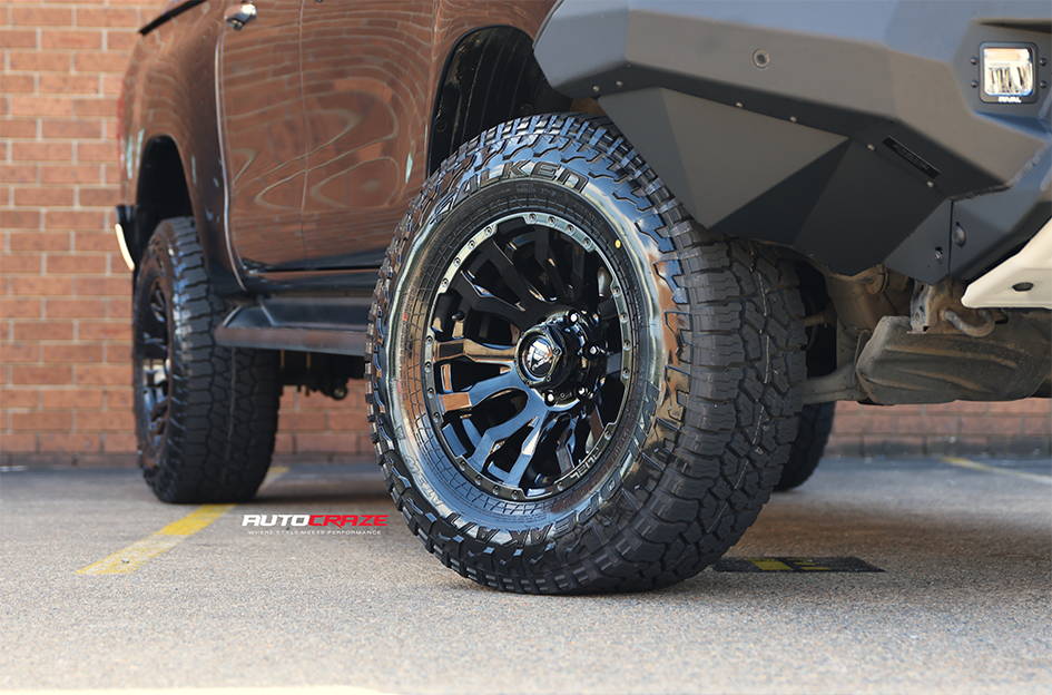 TOYOTA HILUX FUEL BLITZ GLOSS BLACK 