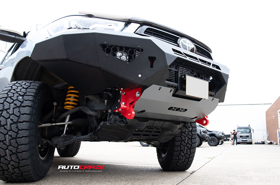 TOYOTA HILUX FUEL BLOCK MATTE GUNMETAL W/ BLACK RING