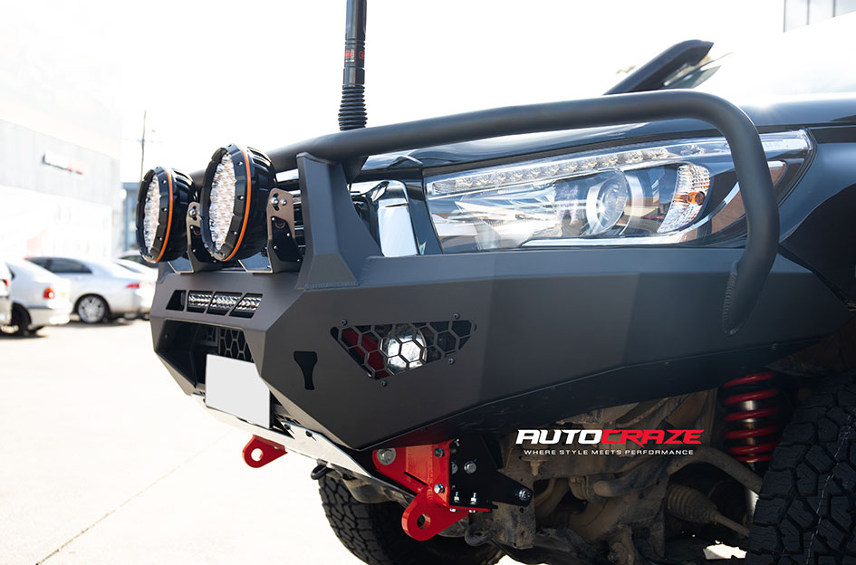TOYOTA HILUX FUEL BLOCK SATIN BLACK