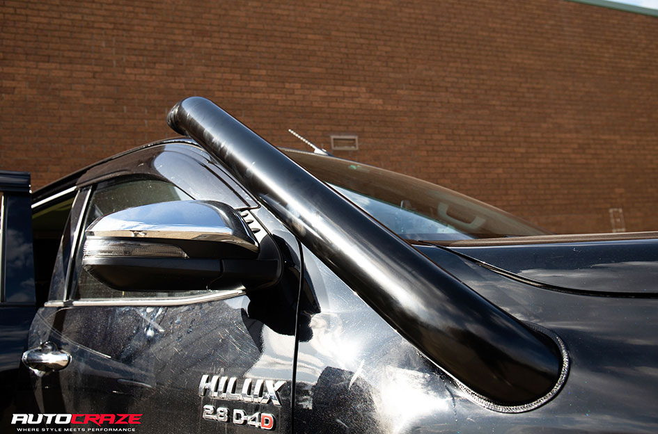 TOYOTA HILUX FUEL BLOCK SATIN BLACK