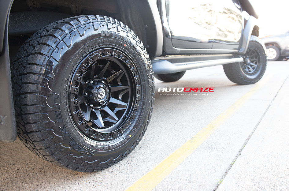TOYOTA HILUX FUEL COVERT MATTE BLACK