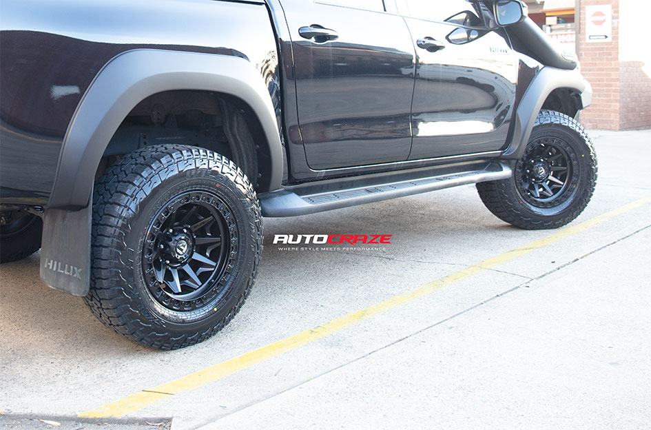 TOYOTA HILUX FUEL COVERT MATTE BLACK