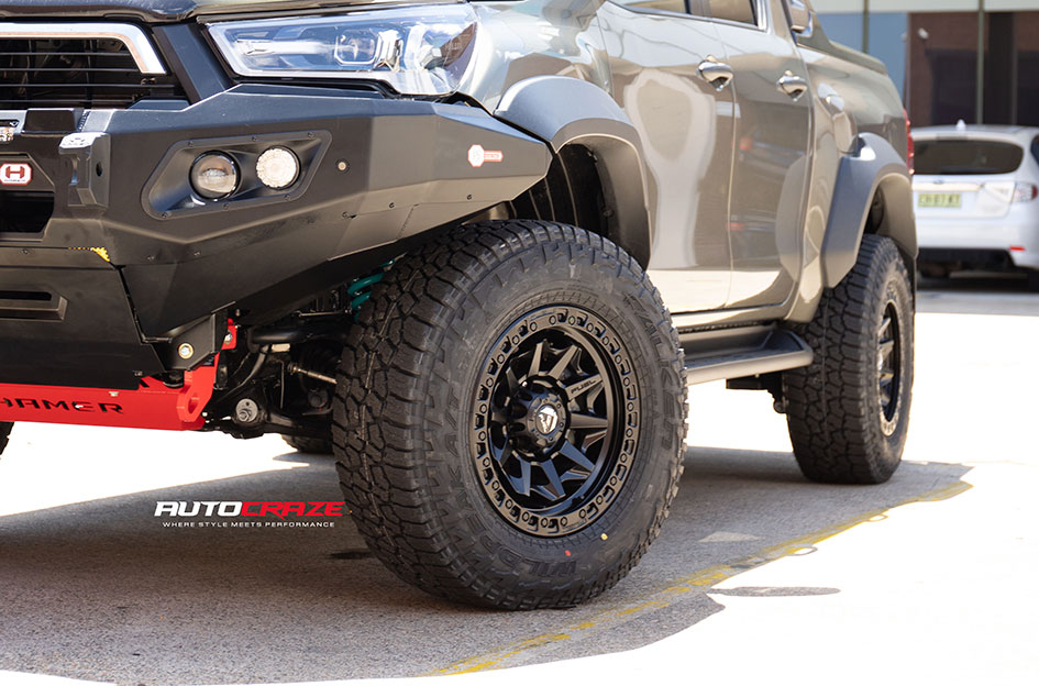 TOYOTA HILUX FUEL COVERT MATTE BLACK
