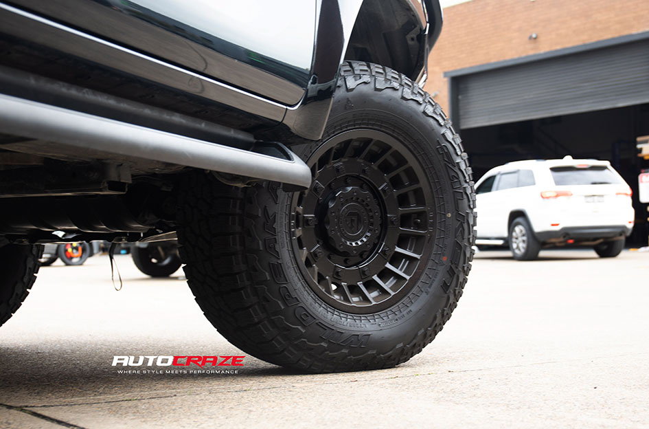 TOYOTA HILUX FUEL MILITIA MATTE BLACK