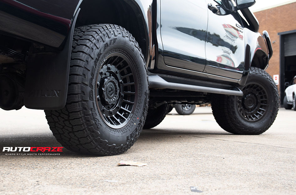 TOYOTA HILUX FUEL MILITIA MATTE BLACK