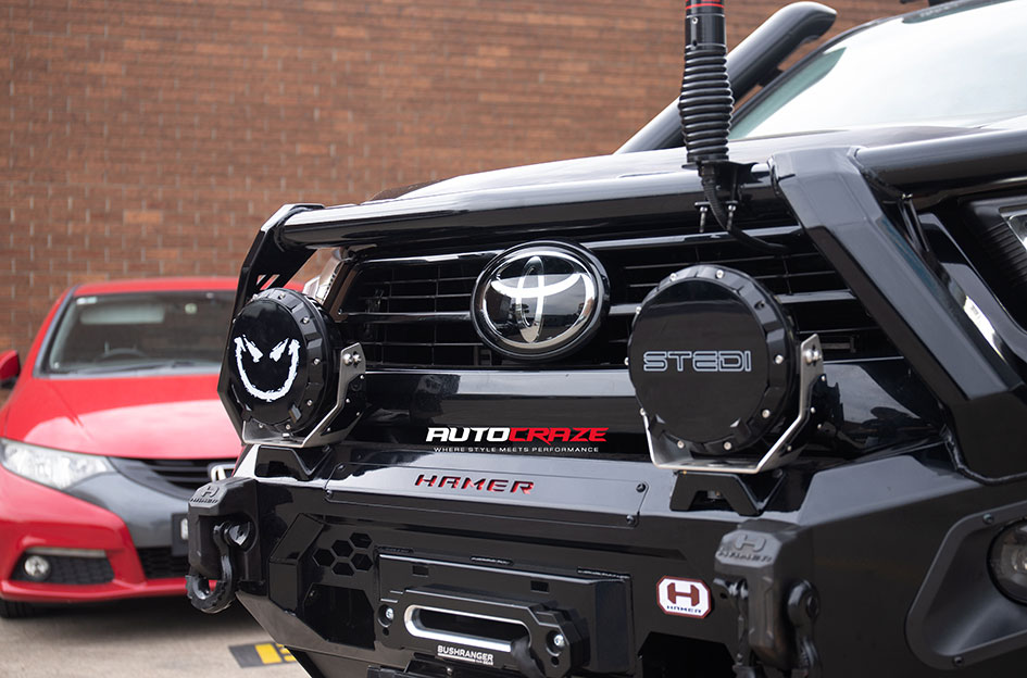 TOYOTA HILUX FUEL MILITIA MATTE BLACK