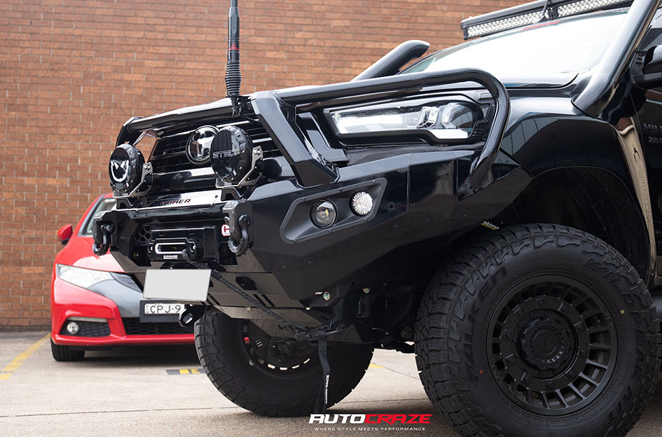 TOYOTA HILUX FUEL MILITIA MATTE BLACK