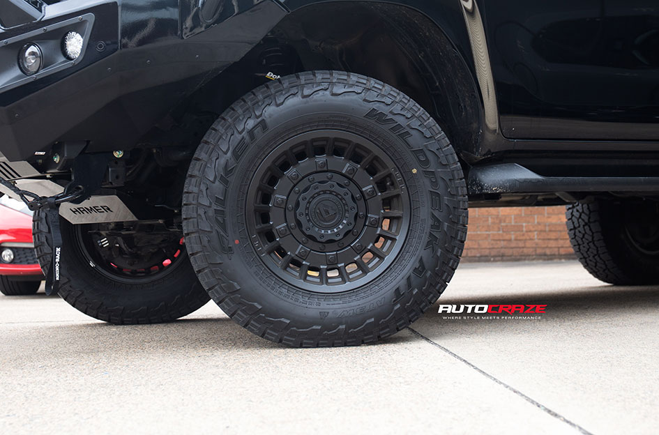 TOYOTA HILUX FUEL MILITIA MATTE BLACK