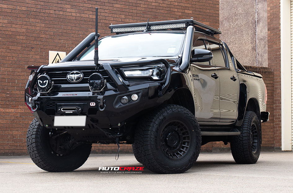 TOYOTA HILUX FUEL MILITIA MATTE BLACK