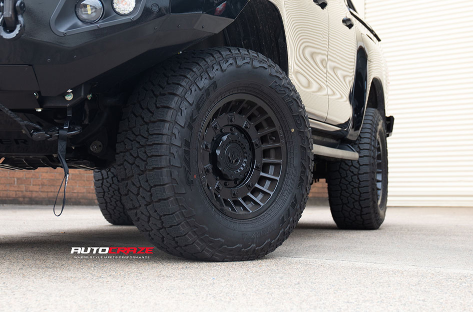TOYOTA HILUX FUEL MILITIA MATTE BLACK