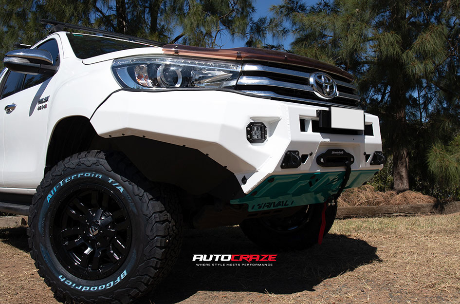 TOYOTA HILUX FUEL SLEDGE MATTE BLACK