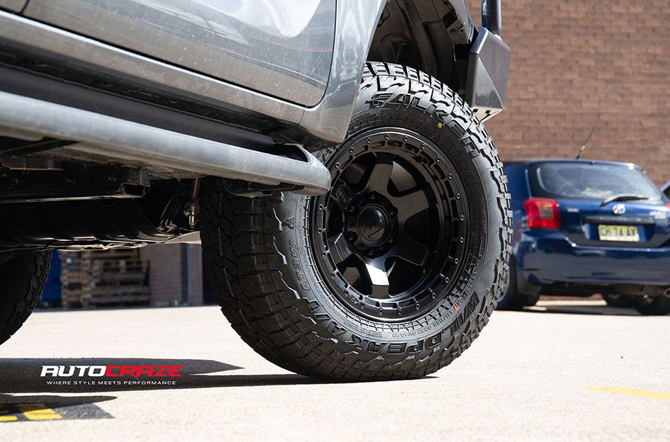 TOYOTA HILUX FUEL BLOCK MATTE BLACK