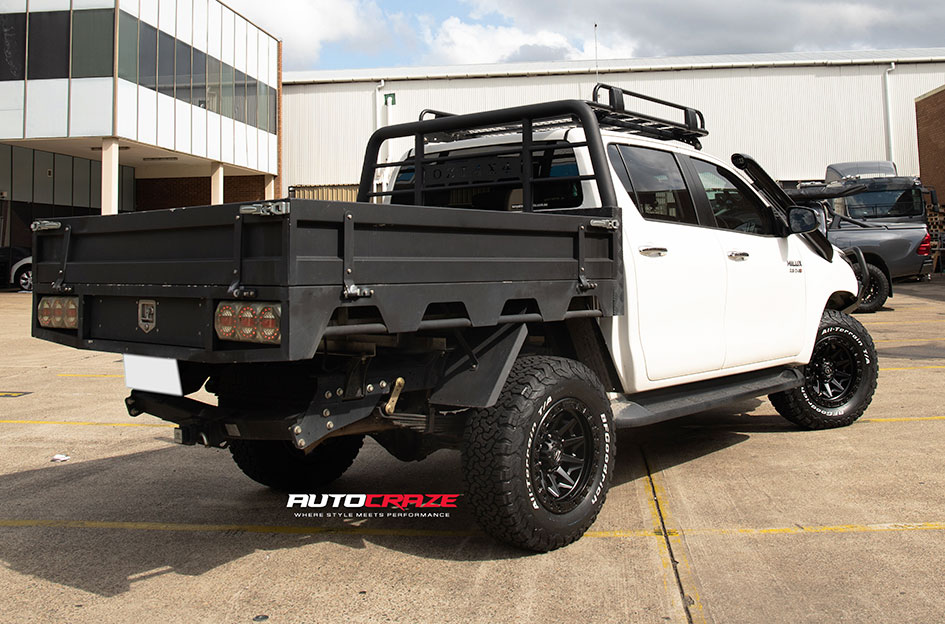 TOYOTA HILUX FUEL COVERT MATTE BLACK