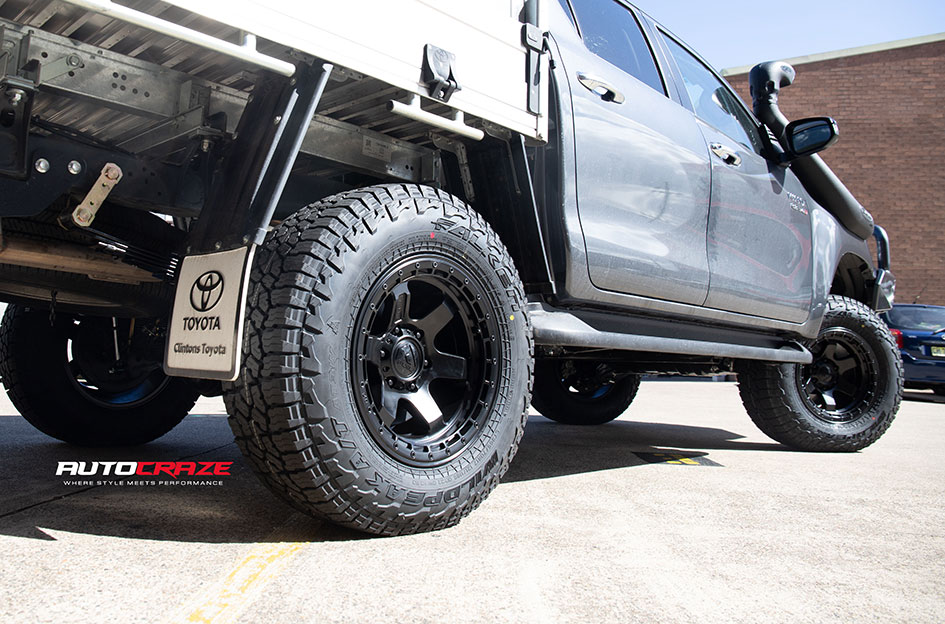TOYOTA HILUX FUEL BLOCK MATTE BLACK