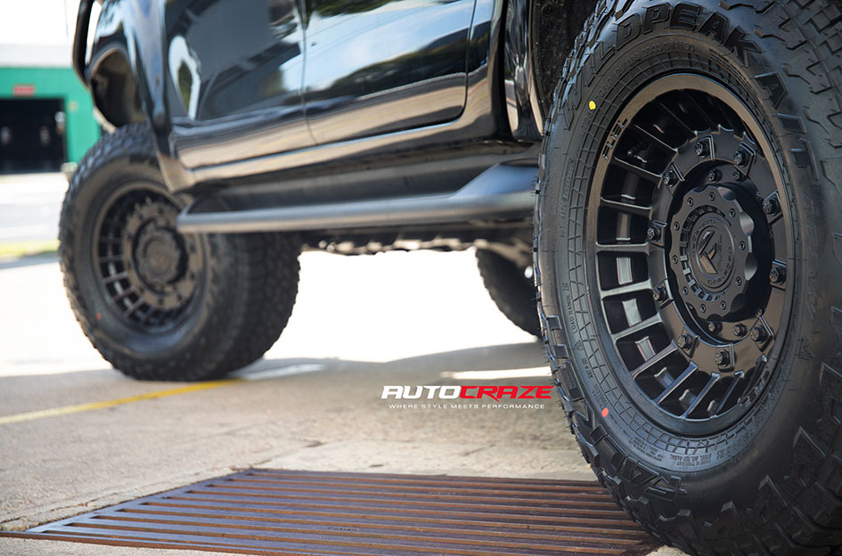 TOYOTA HILUX FUEL MILITIA MATTE BLACK