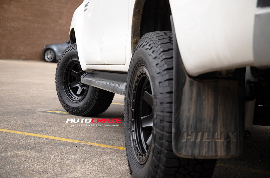 TOYOTA HILUX FUEL BLOCK SATIN BLACK 