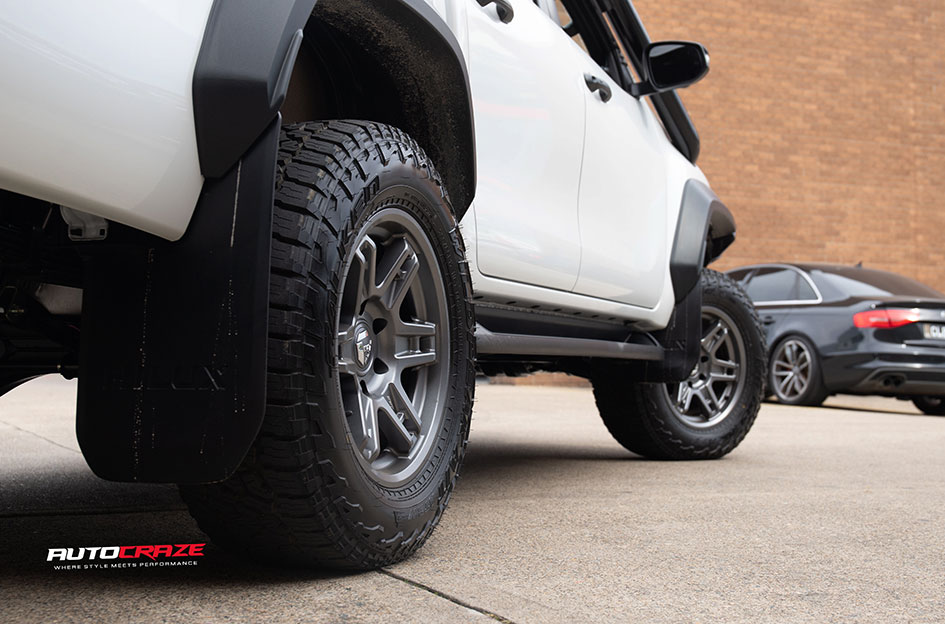TOYOTA HILUX FUEL SLAYER MATTE GUNMETAL 