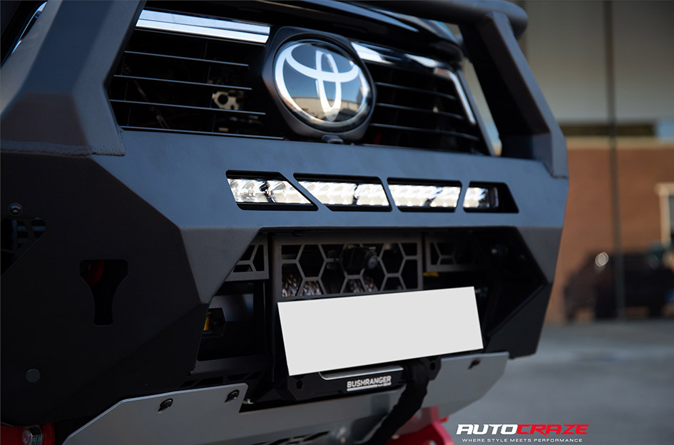 TOYOTA HILUX FUEL BLOCK SATIN BLACK 
