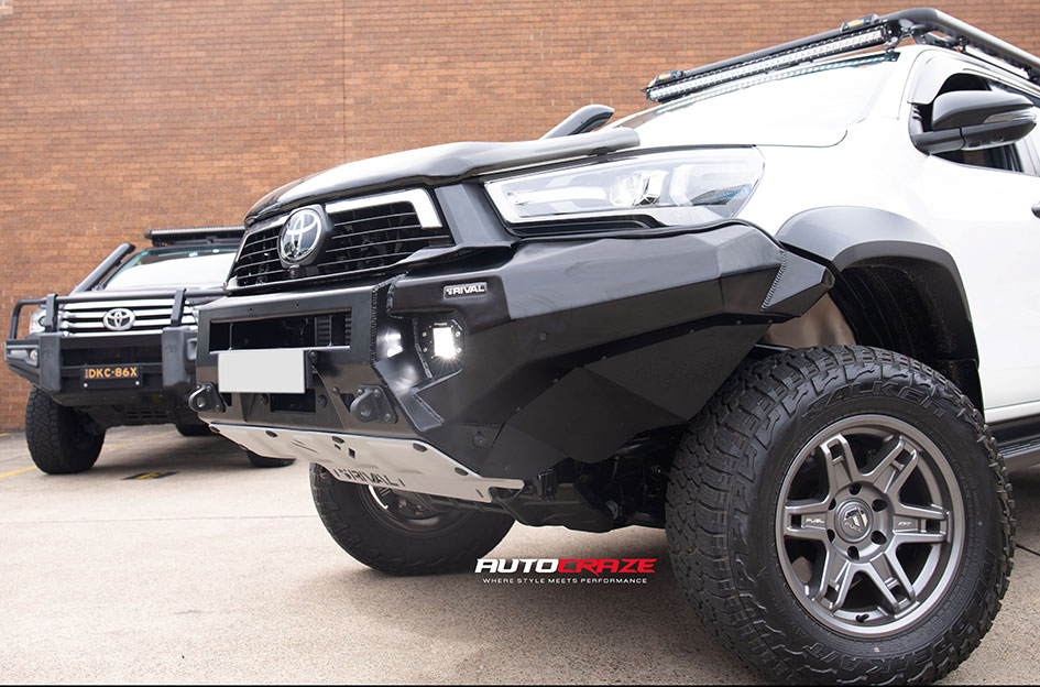 TOYOTA HILUX FUEL SLAYER MATTE GUNMETAL 