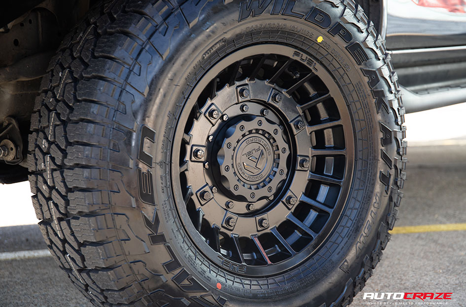 TOYOTA HILUX FUEL MILITIA MATTE BLACK
