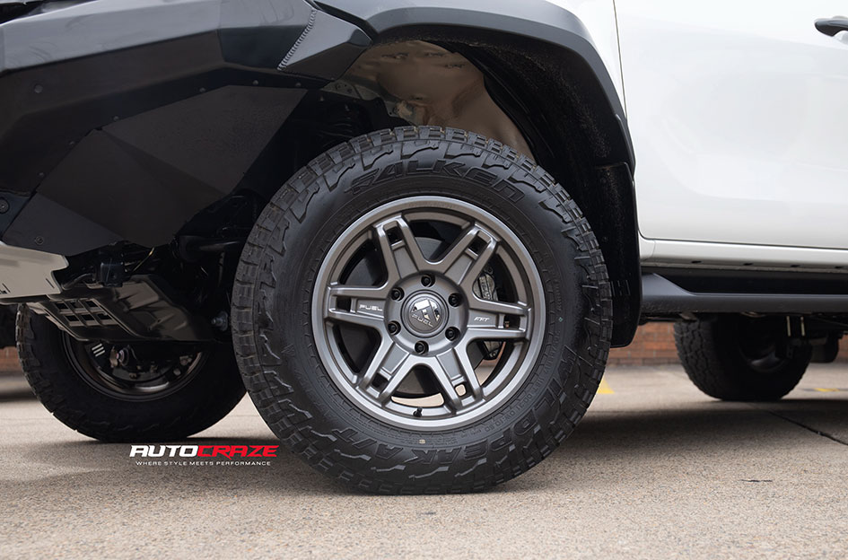TOYOTA HILUX FUEL SLAYER MATTE GUNMETAL 