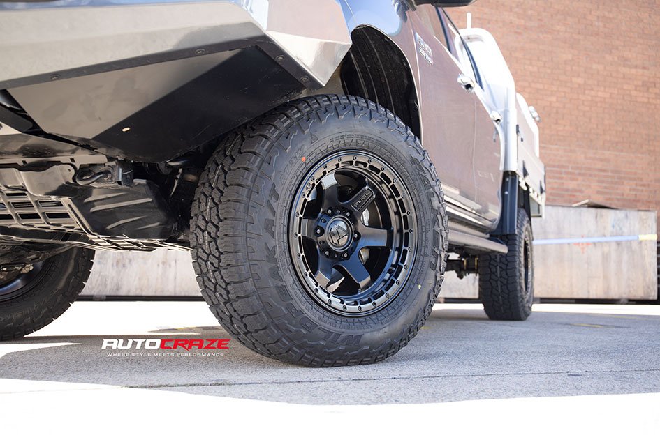 TOYOTA HILUX FUEL BLOCK MATTE BLACK