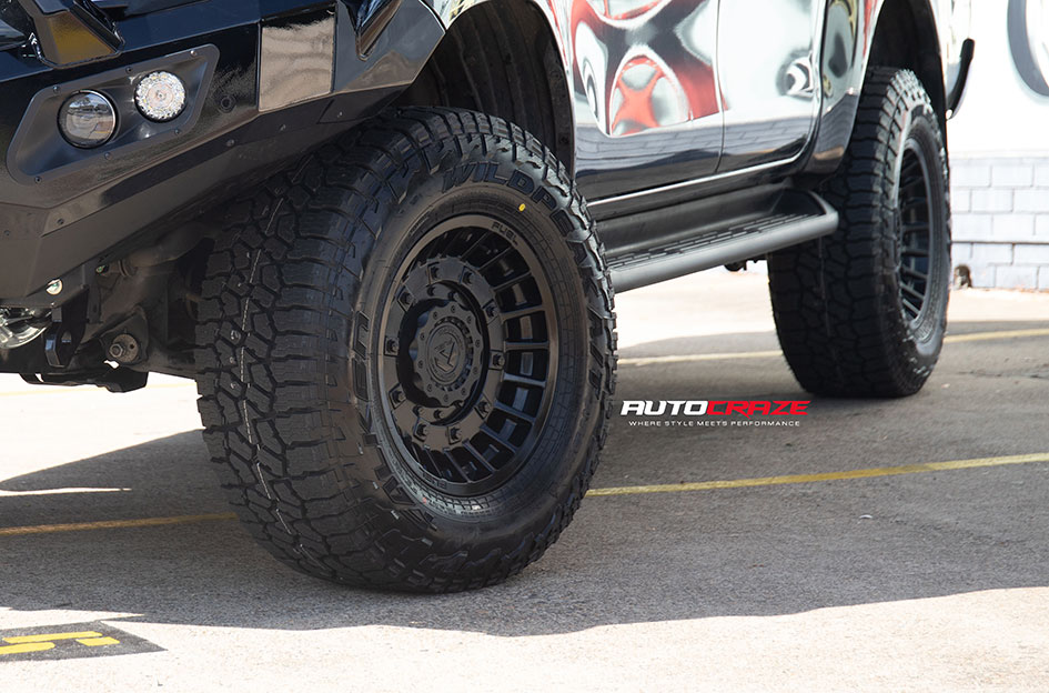 TOYOTA HILUX FUEL MILITIA MATTE BLACK
