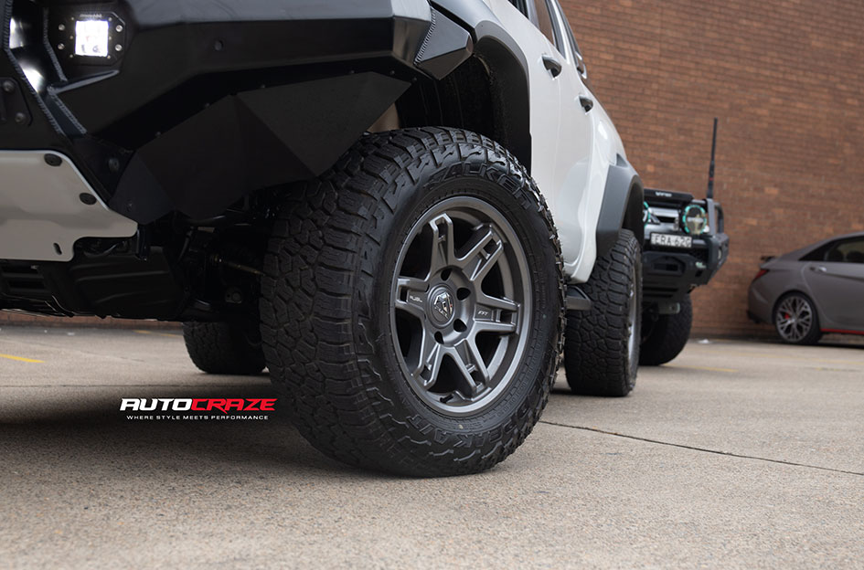 TOYOTA HILUX FUEL SLAYER MATTE GUNMETAL 