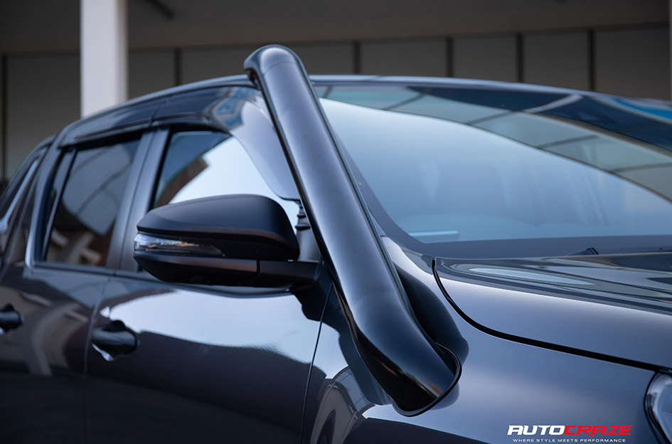 TOYOTA HILUX FUEL BLOCK SATIN BLACK 