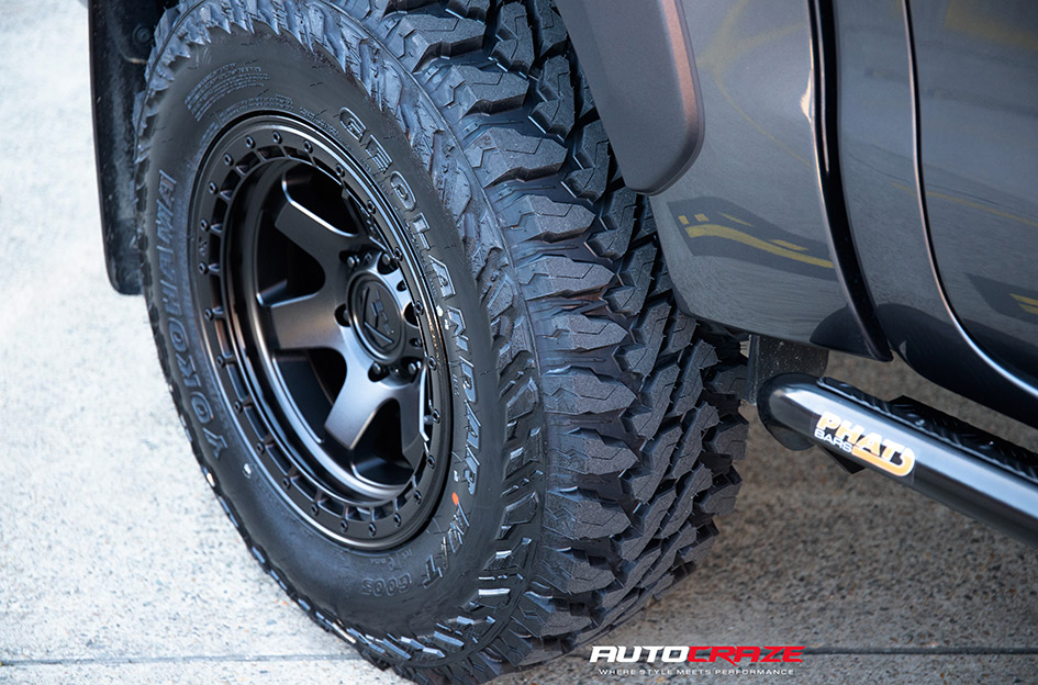 TOYOTA HILUX FUEL BLOCK SATIN BLACK 