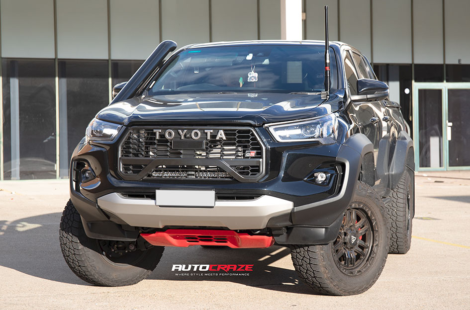 TOYOTA HILUX ADVANTI AXR PREDATOR 6 SATIN BLACK