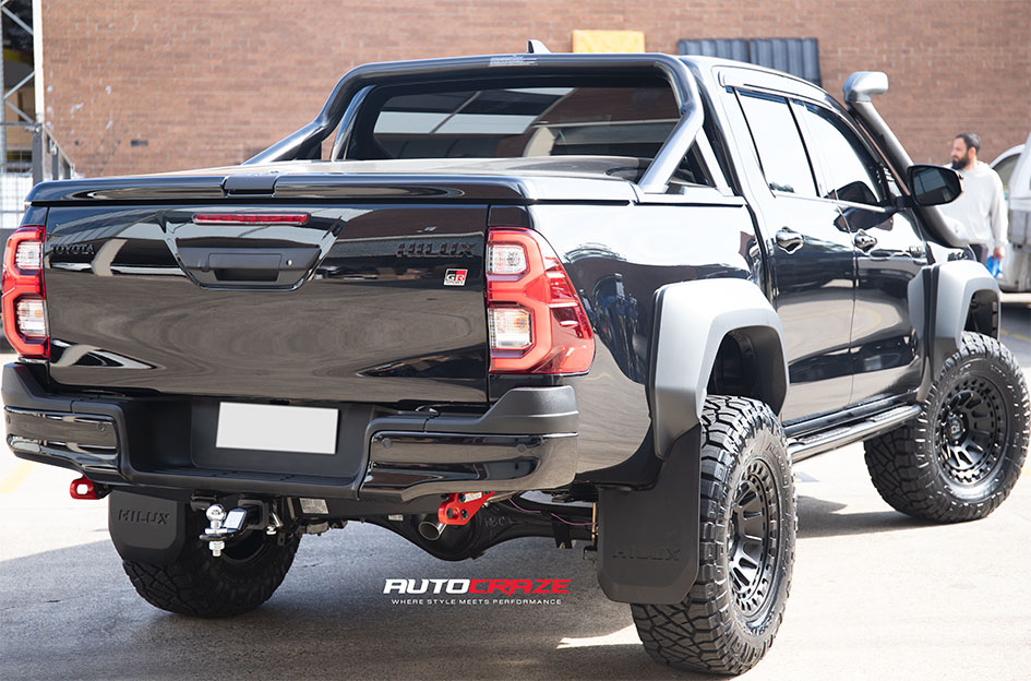 TOYOTA HILUX BLACK RHINO BARRAGE MATTE BLACK