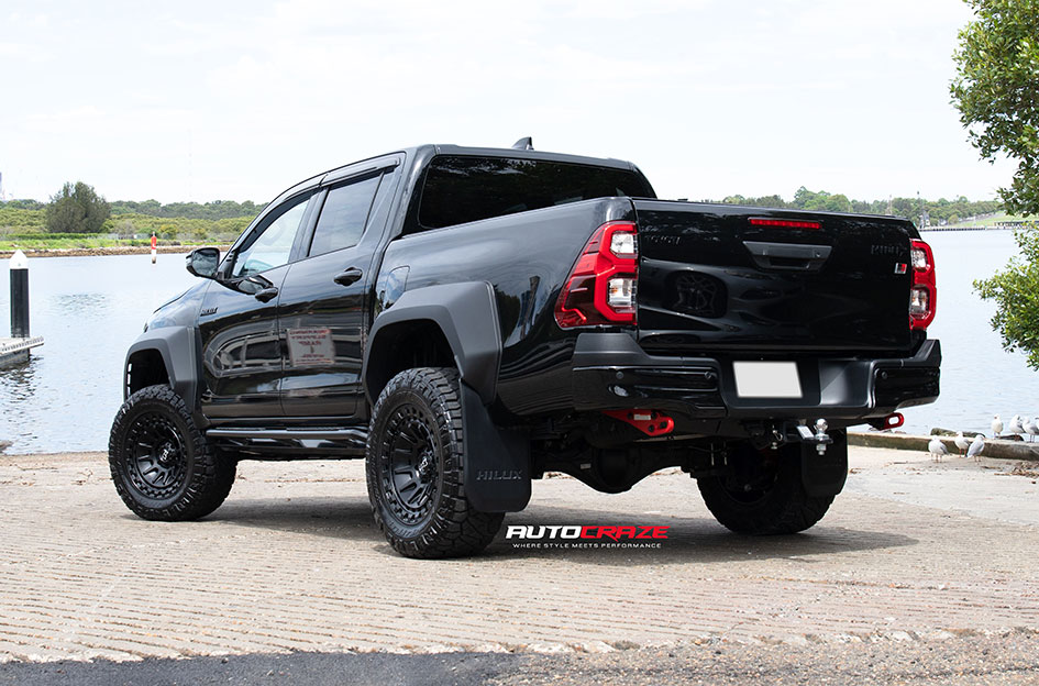 TOYOTA HILUX GR BLACK RHINO BARRAGE MATTE BLACK