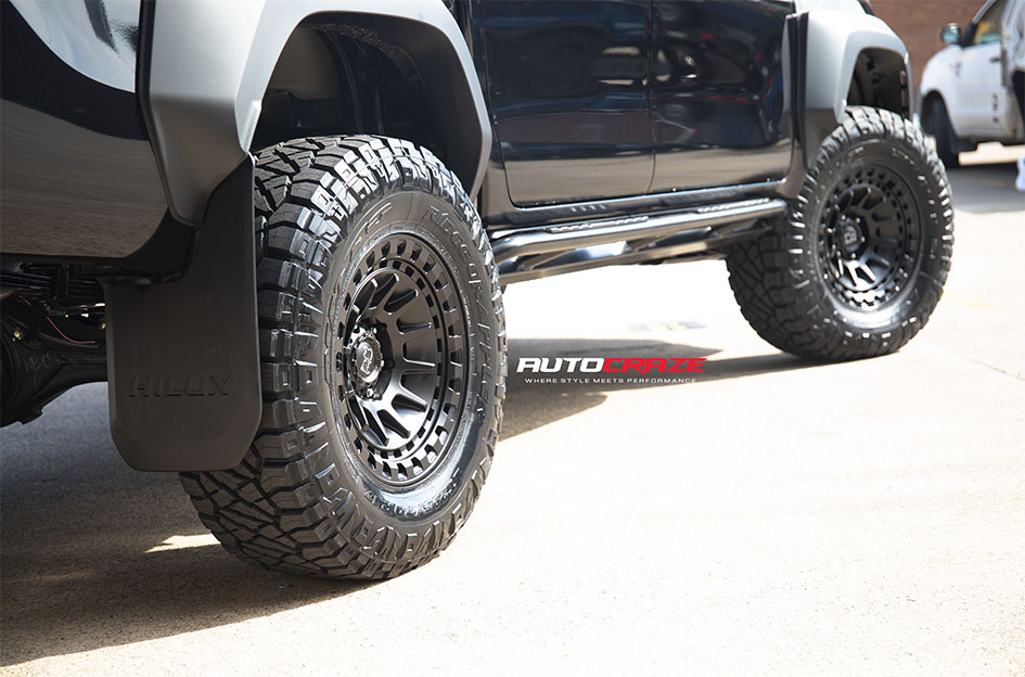 TOYOTA HILUX BLACK RHINO BARRAGE MATTE BLACK