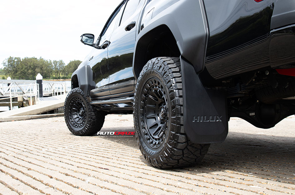 TOYOTA HILUX GR BLACK RHINO BARRAGE MATTE BLACK