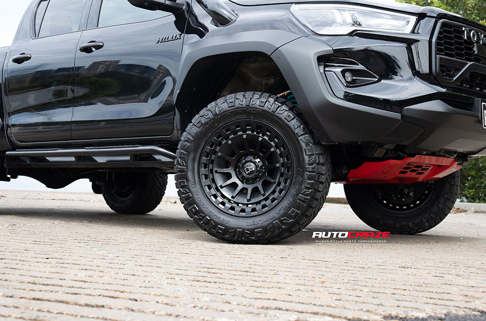 TOYOTA HILUX GR BLACK RHINO BARRAGE MATTE BLACK