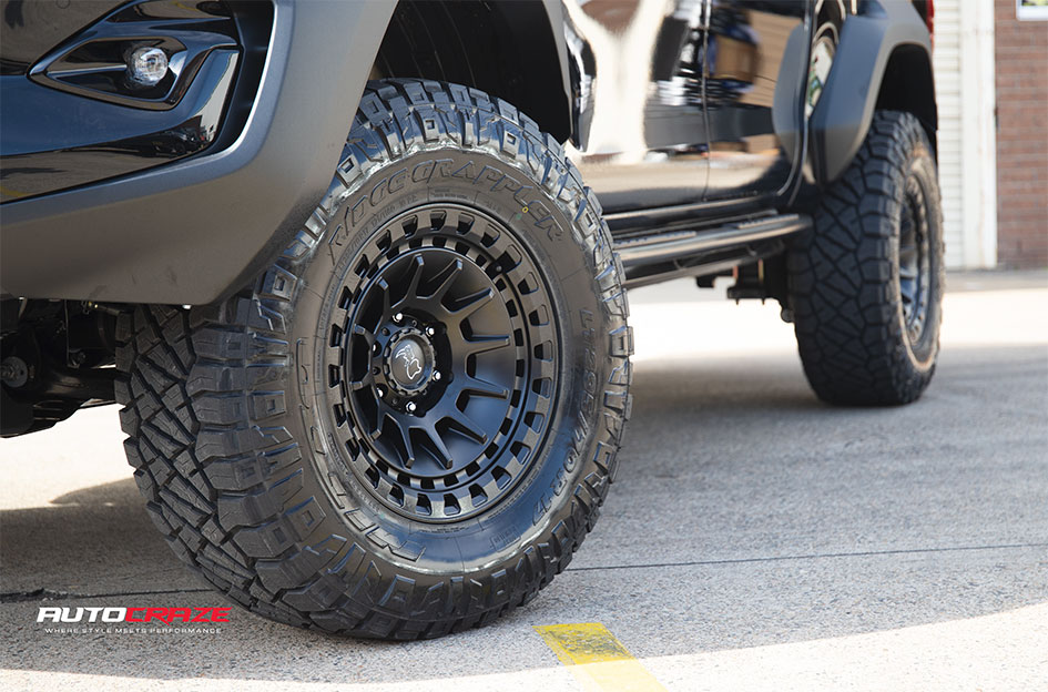 TOYOTA HILUX BLACK RHINO BARRAGE MATTE BLACK