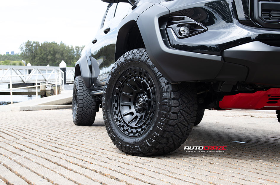 TOYOTA HILUX GR BLACK RHINO BARRAGE MATTE BLACK