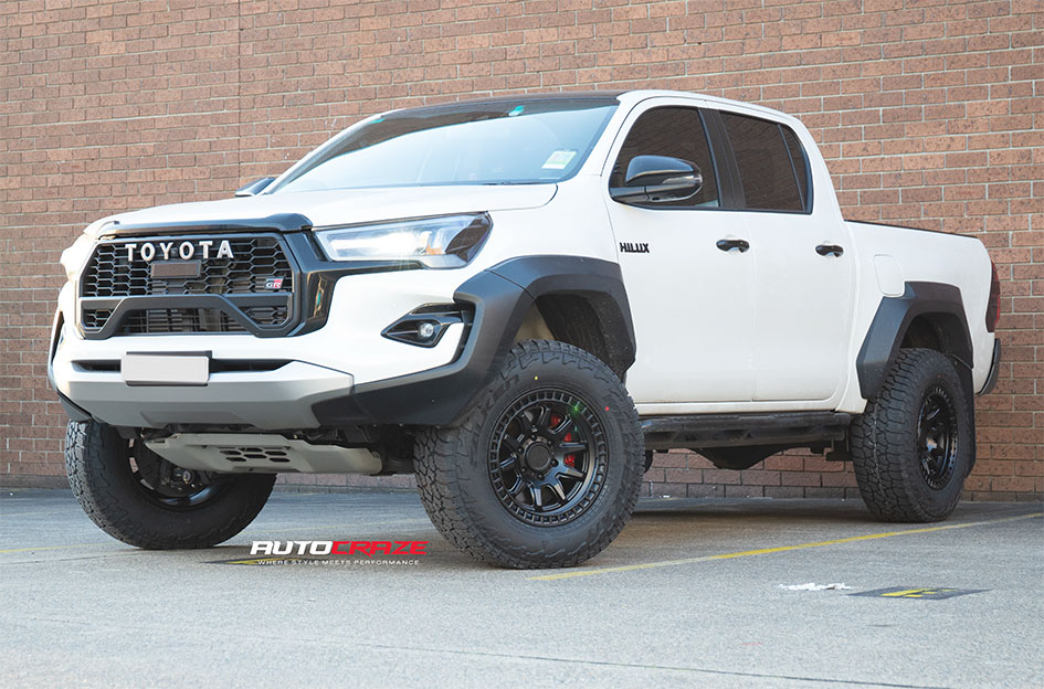 TOYOTA HILUX GR BLACK RHINO CALICO MATTE BLACK 