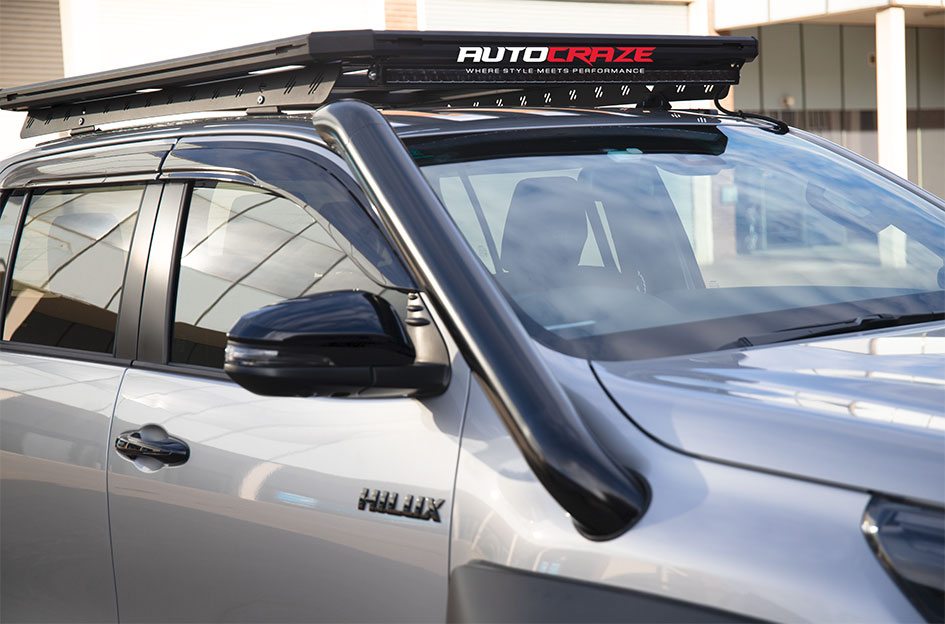 TOYOTA HILUX GR FUEL COVERT MATTE GUN METAL BLACK RING