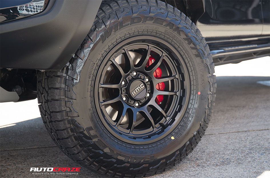 TOYOTA HILUX GR KMC WRATH SATIN BLACK