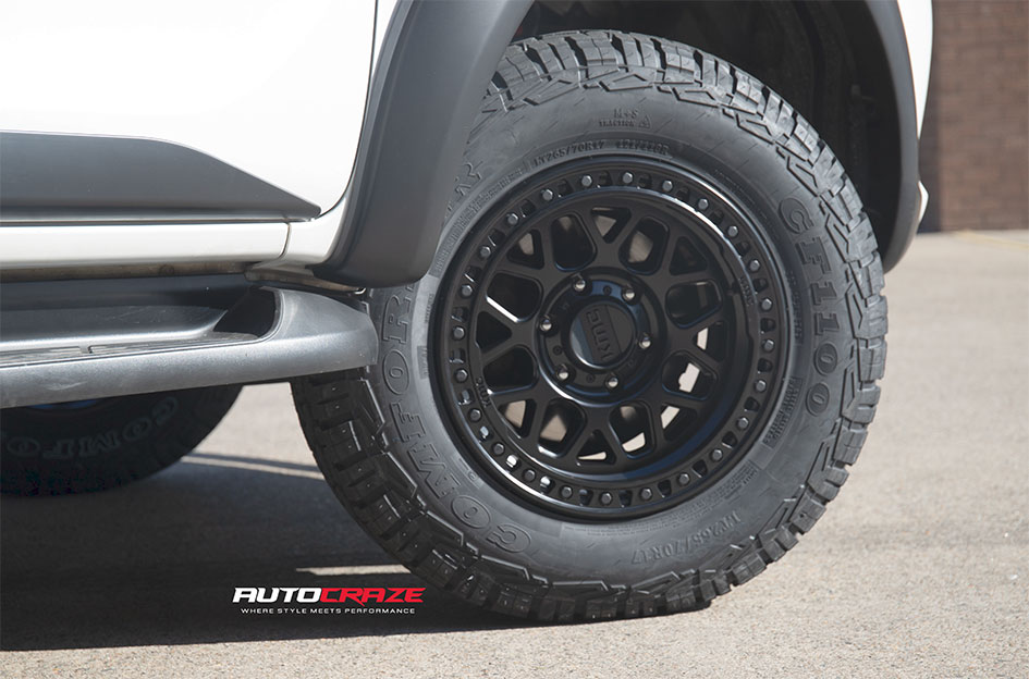 TOYOTA HILUX KMC GRS SATIN BLACK