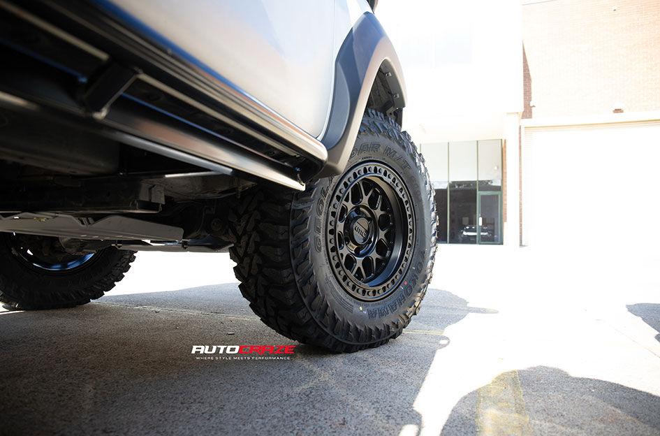 TOYOTA HILUX KMC GRS SATIN BLACK